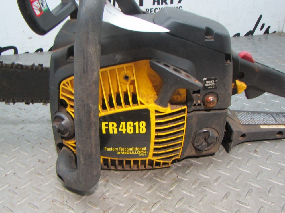 McCULLOCH FR4618 CHAINSAW PARTS ONLY