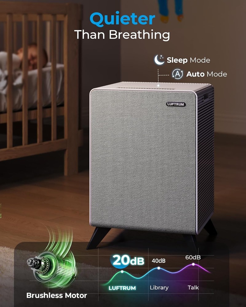 Air Purifier HEPA Smoke Cleaner