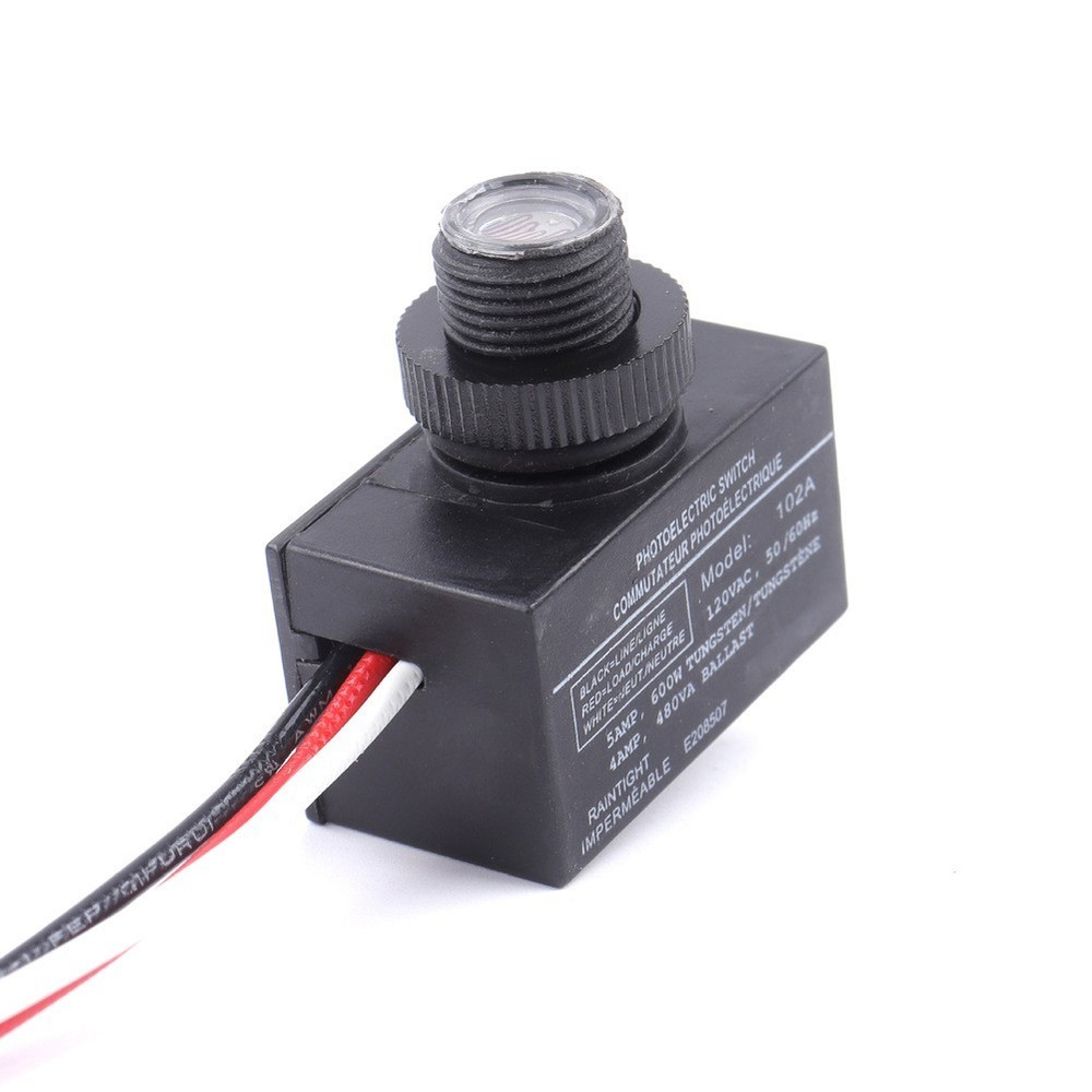 Light Control Switch Sensor 2pcs Automatic Controller 120VAC for Aisle Lighting