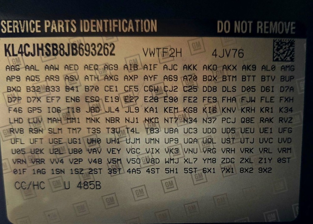 Camera/Projector Camera Forward Collision Warning Fits 16-22 ENCORE 639860