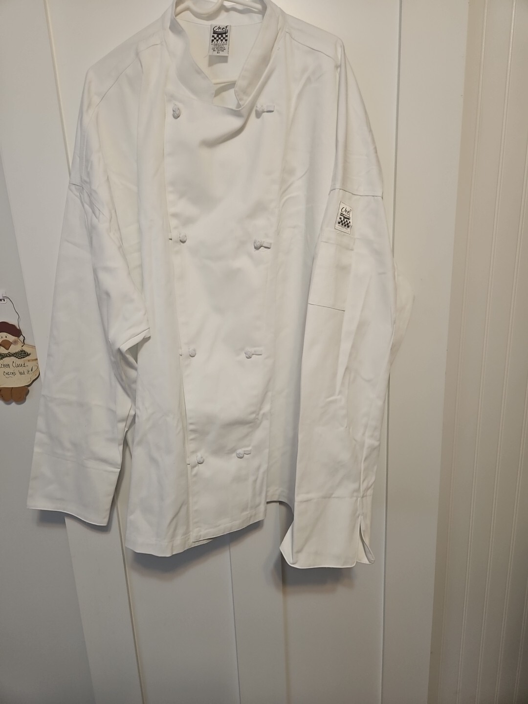 Chef Revival White Long Sleeve Chef Coat - XXXXXL New With Out Tags