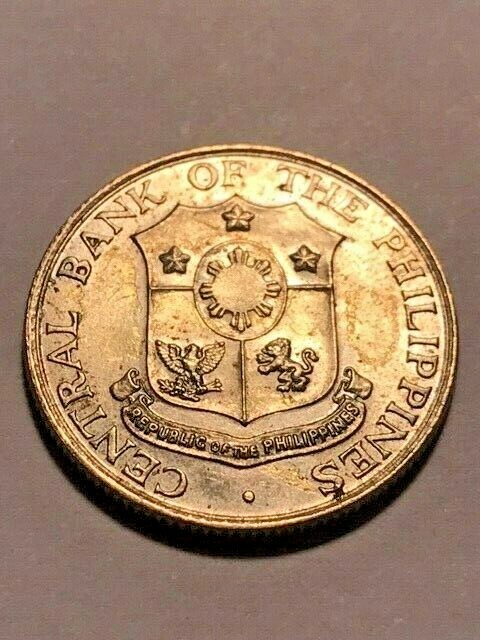 1964 Philippines 25 Centavos Unc++ #12914