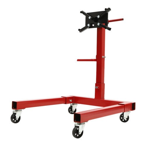 2000 LBS Folding Engine Stand Vehicle Engine Block Stand 360 Degree Head