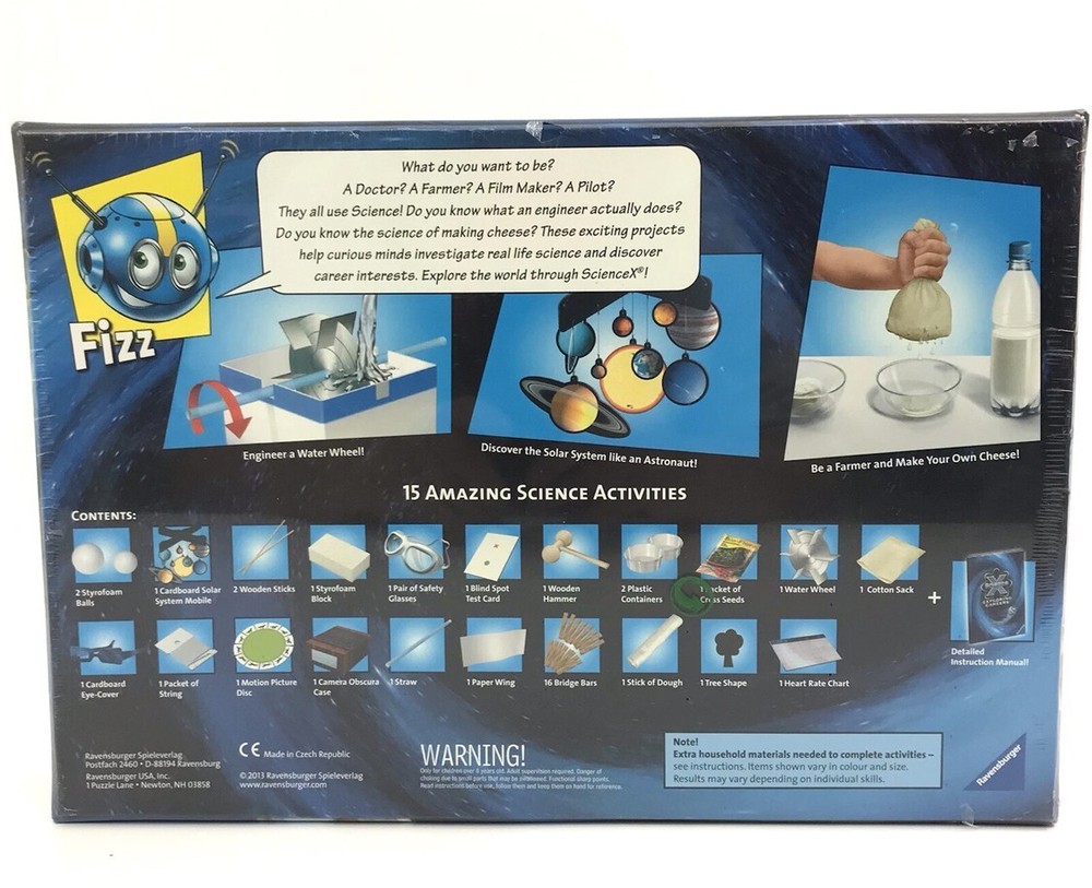 RAVENSBURGER Exploring Careers Science X ACTIVITIES LEARNING KIT Homeschool