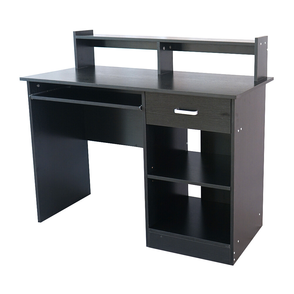General Style Modern Chipboard Computer Desk Black