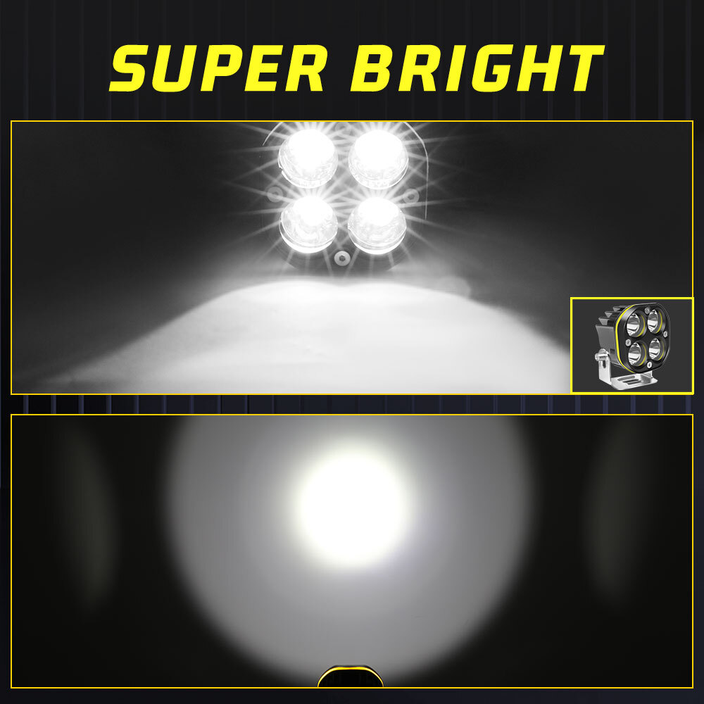 For 2017-25 Can-am Maverick X3 Curved 50'' LED Light Bar Roof Bracket + 4" Pods