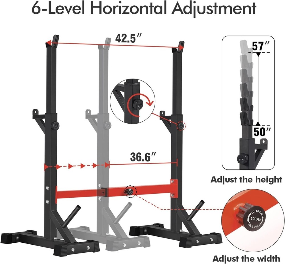 Multi-Functional Weight Rack for Home Gym