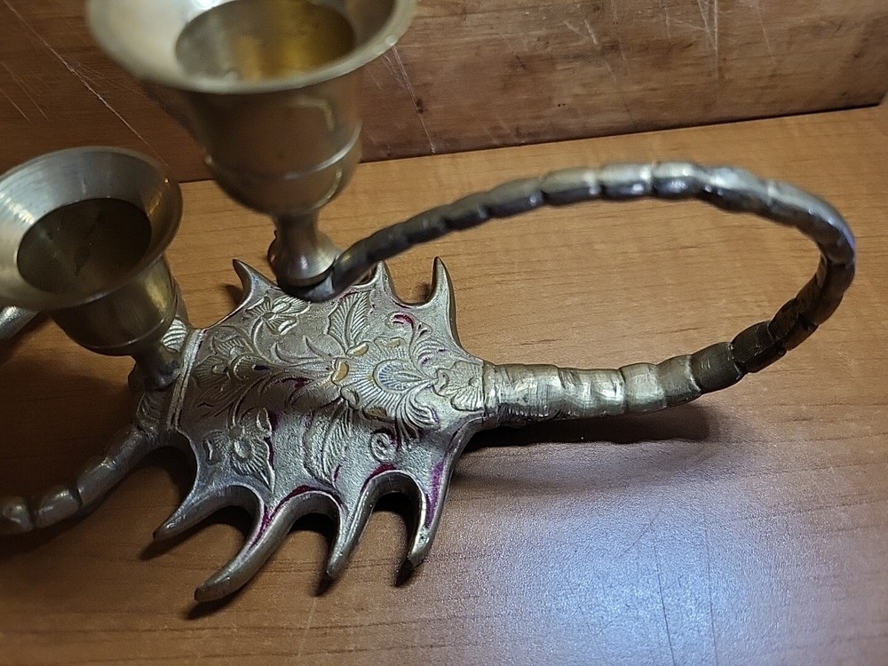 Vintage Bronze Candle stick holders