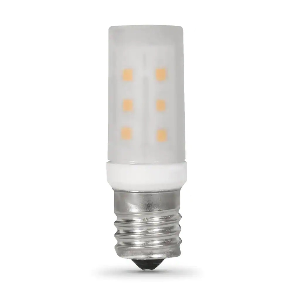 40-Watt Equivalent T8 Intermediate E17 Base Appliance LED Light Bulb, Warm White