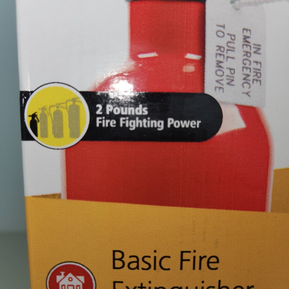 Kidde Basic Fire Extinguisher, 2 lb, UL 5-B:C (Model KD57-5BC)