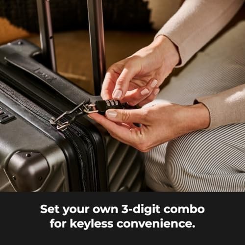 Master Lock Black Combination Padlock, Gym Locker Lock with 3-Digit Code