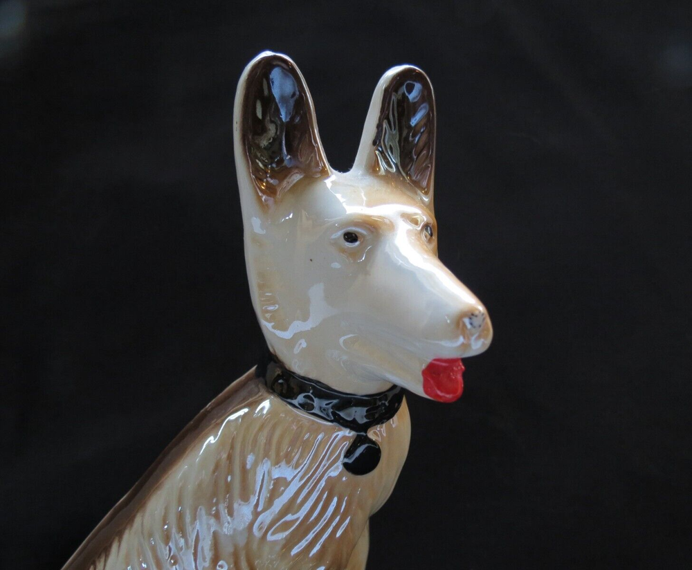 MCS Handcrafted Luster German Shepherd Figurine - Brazil
