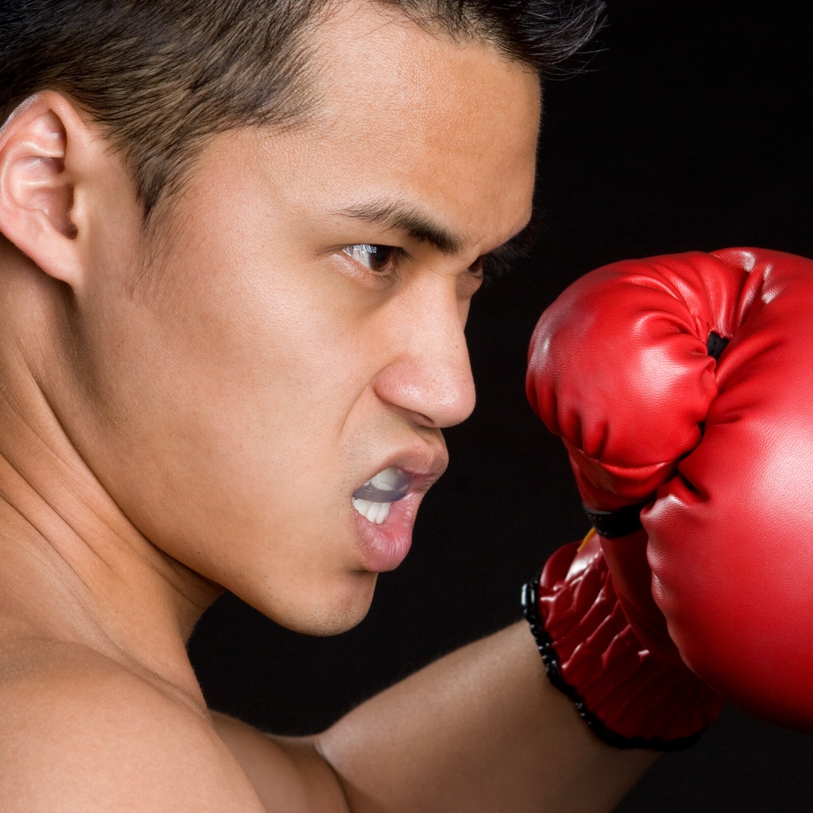 DXM SPORTS Boil Gum Shield Bite Mouth Guard Boxing MMA MouthPiece Senior-Junior