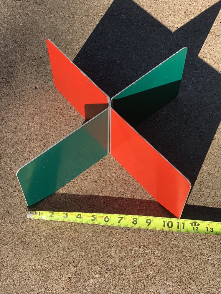Original Railroad Switch Stand Target ( Aluminum )