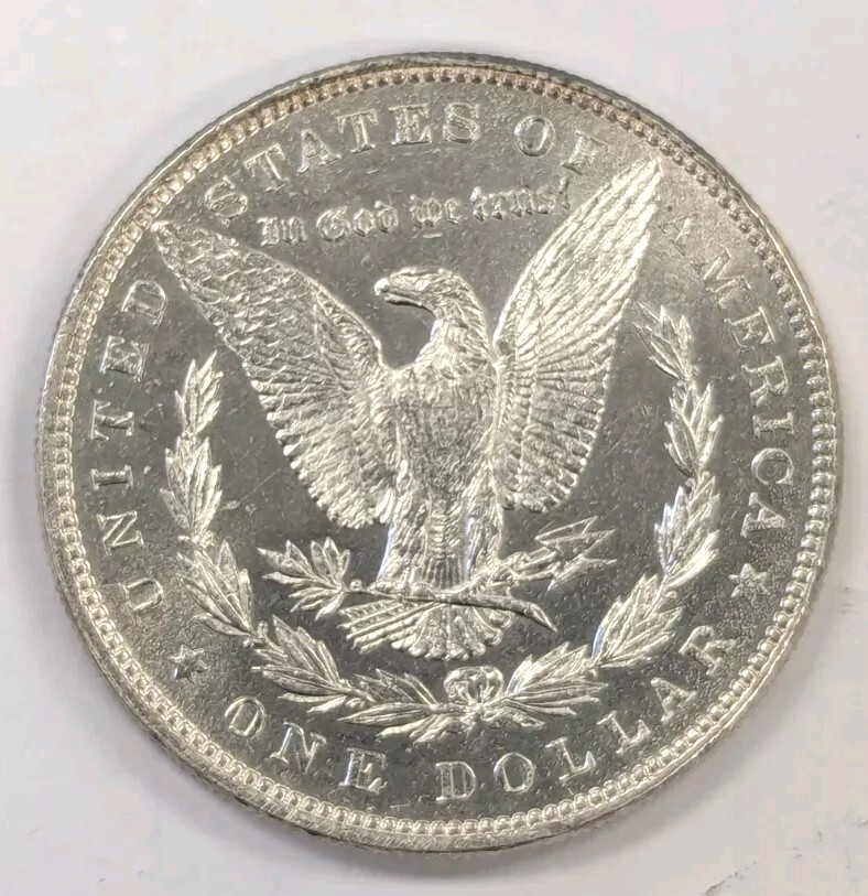 1886 P Morgan Silver Dollar ~ Blast White ~ #524
