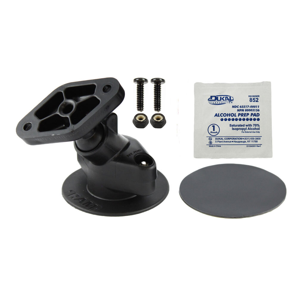 RAP-SB-178U RAM Mounts Adhesive Flex Base Mount w/ Snap-Link Finger Grip Cradle