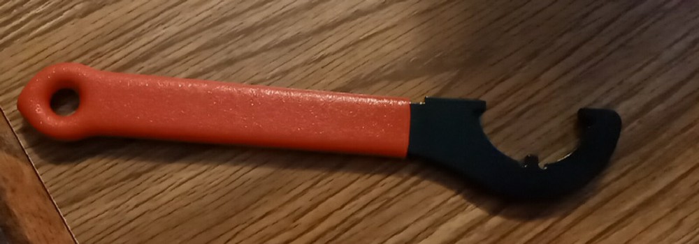 New Red Handle C Hook Spanner Wrench 30mm Model Chuck Nut