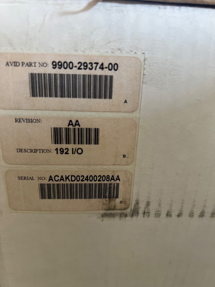 Digidesign 192 I/O ProTools Interface MH192 Digital I/O Analog In/Out