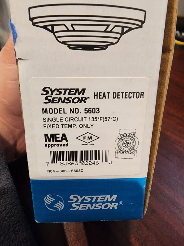SYSTEM SENSOR 5600 SERIES HEAT DETECTOR