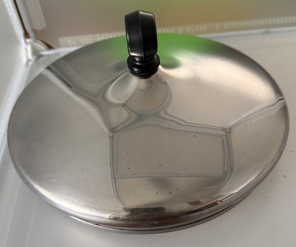 FARBERWARE 7" inside / 7.5" outside edge REPLACEMENT LID ONLY 3 QT Saucepan