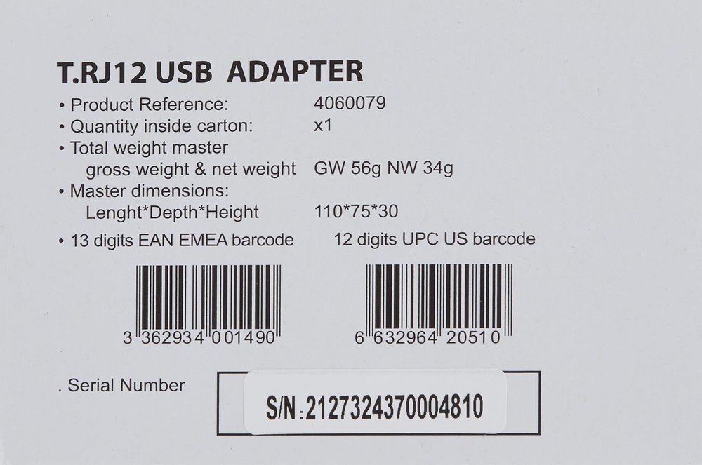 THRUSTMASTER TR J12 Adapter flight and racing pedals (PC)