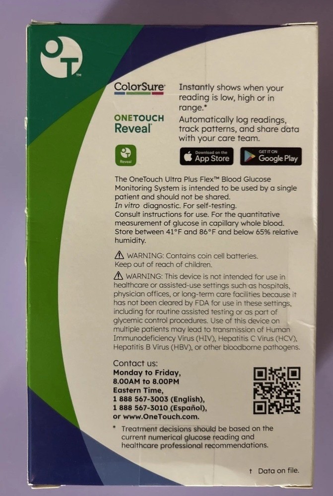 One Touch Ultra Plus Flex Meter with Lancing Device-Exp.04/2029