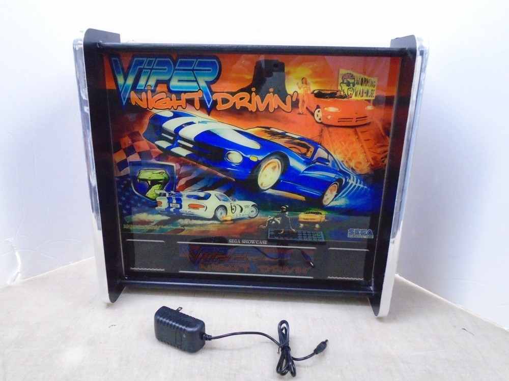 Viper night Drivin Pinball Head LED Display light box