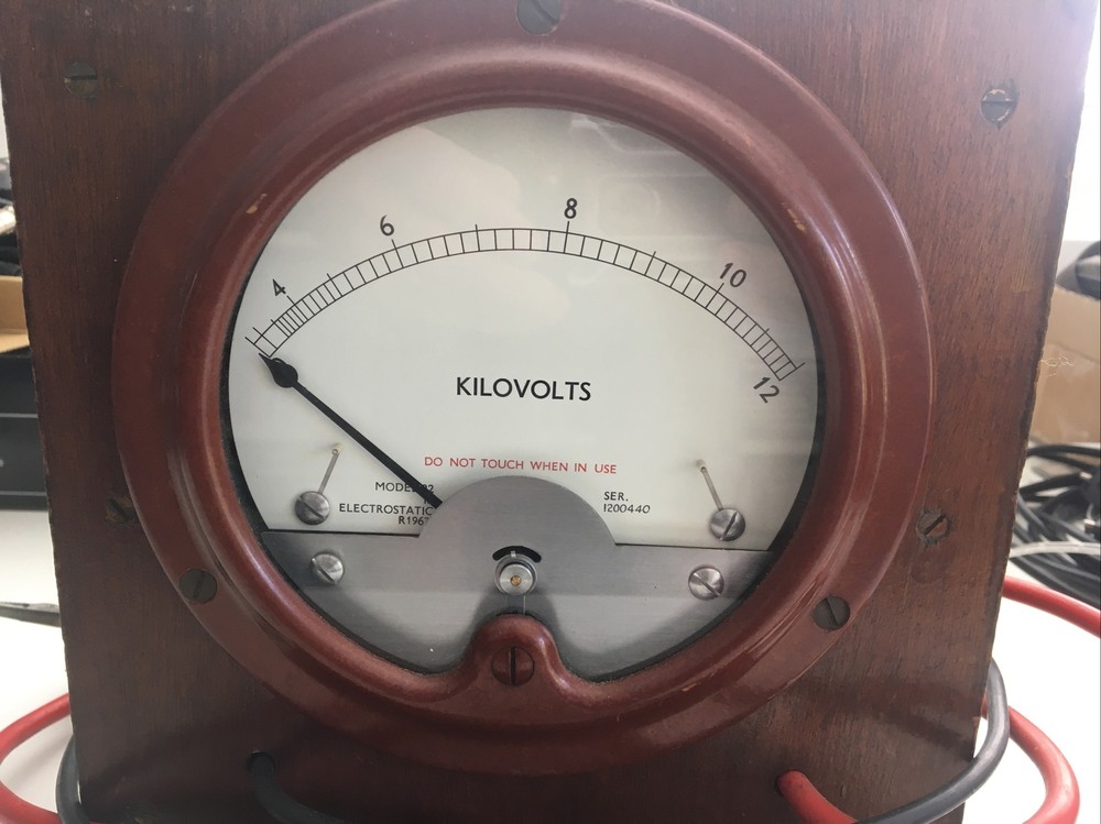 Vintage SteamPunk Model 32 Kilovolt Meter