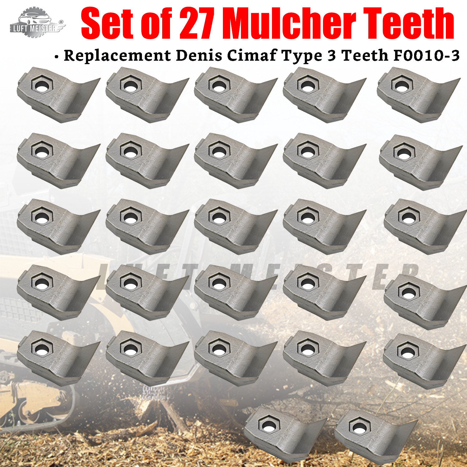 Brand New 27PC F0010-3 FOR Denis Cimaf Type 3 Teeth Replacement F00103 US STOCK