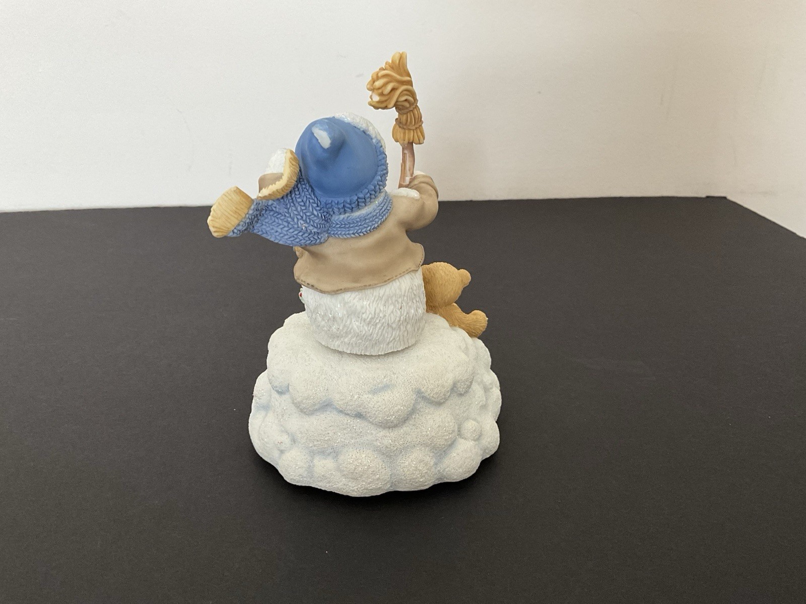 Vintage Cherished Teddies  Wind-Up Music Box. “Deck the Halls”.  No Box , 2000