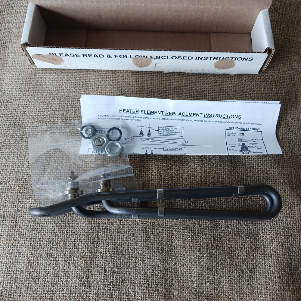 Hydroquip flow thru heating element, 4.0kW, titanium jacket, NIB