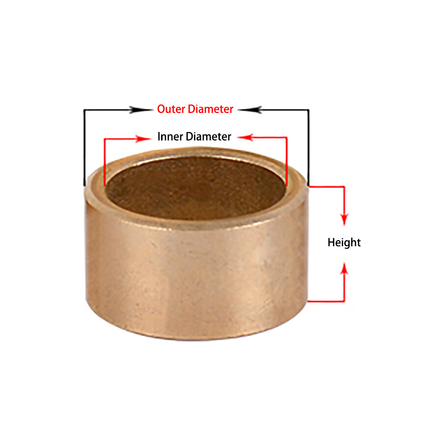 Self-lubricat Bronze Bushing Bearing Sleeveing Oily Sleeve Bearing - All Sizes