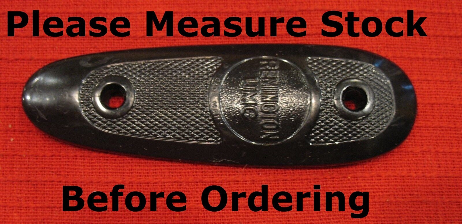 Remington UMC Model 12 and 141 .22 Caliber Logo Butt Plate - New