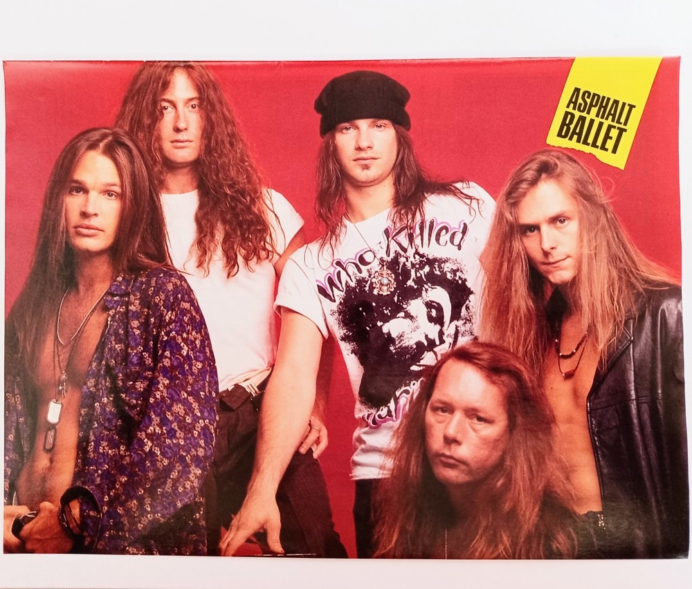 ASPHALT BALLET-ORIG 1993 MINI-POSTER 8X11 MAGAZINE PINUP CLIPPING-GARY JEFFERIES