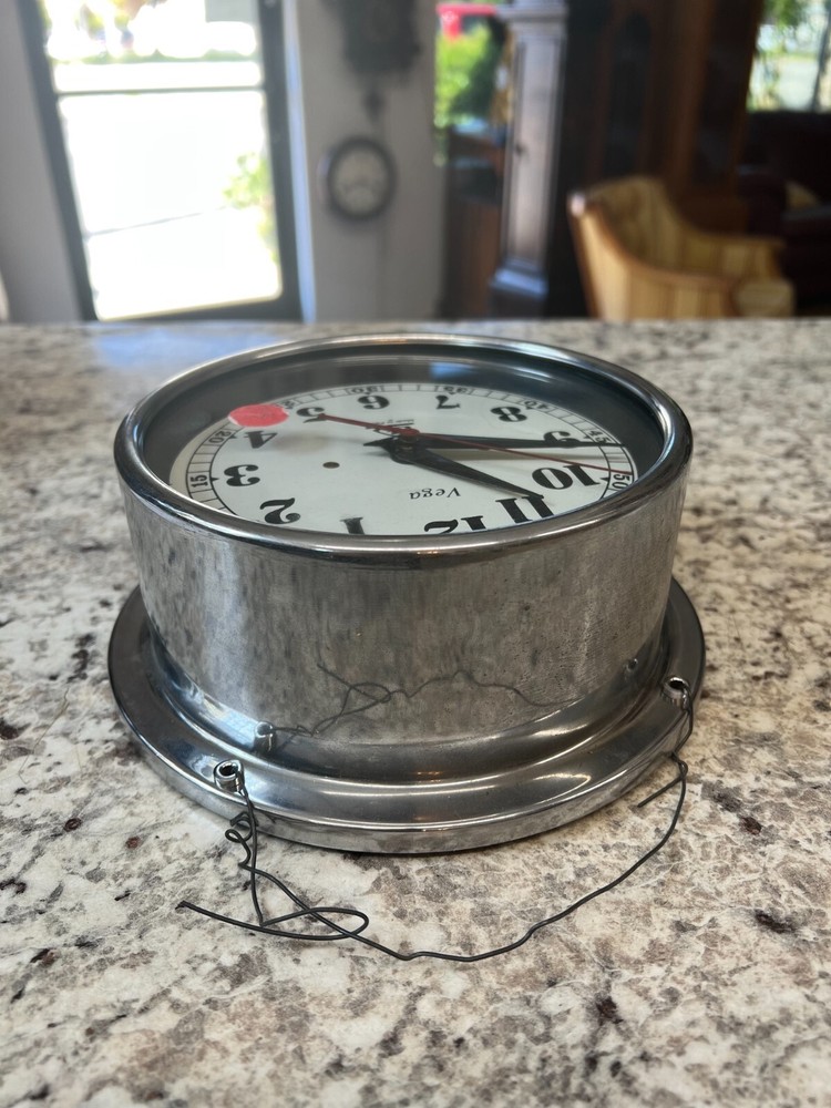 Ships Clock from Poland. Vega. In great Working Condition.