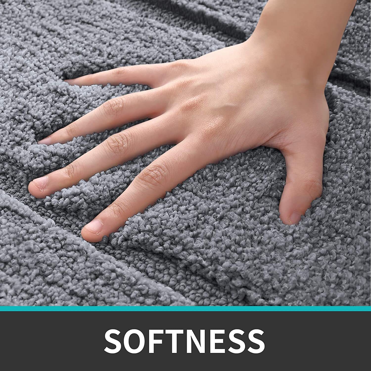 Bathroom Rug Mat, Extra Soft Absorbent Premium , Non-Slip Comfortable Carpet