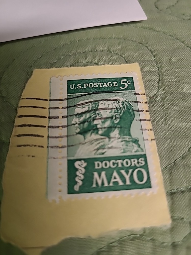 FOUR MAYO 5 CENT STAMPS (ENVELOPE 25)