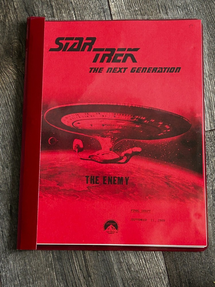 STAR TREK Script The Next Generation The Enemy Final Draft September 11 1989