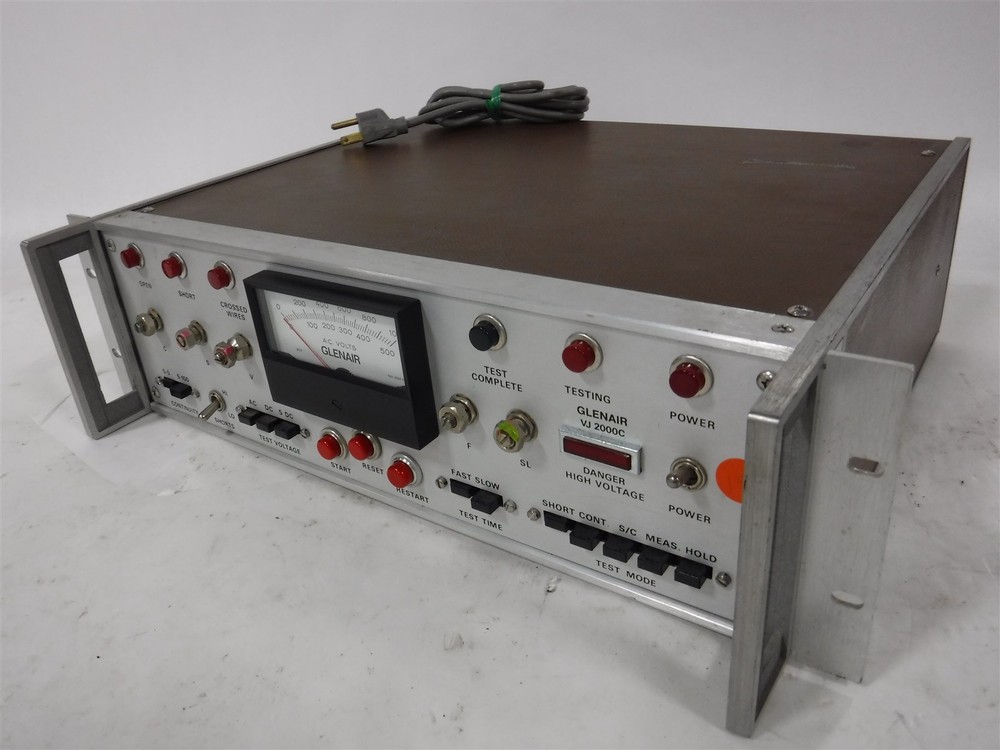 Used Glenair Model VJ2000C-10 High Voltage Cable Tester 3E