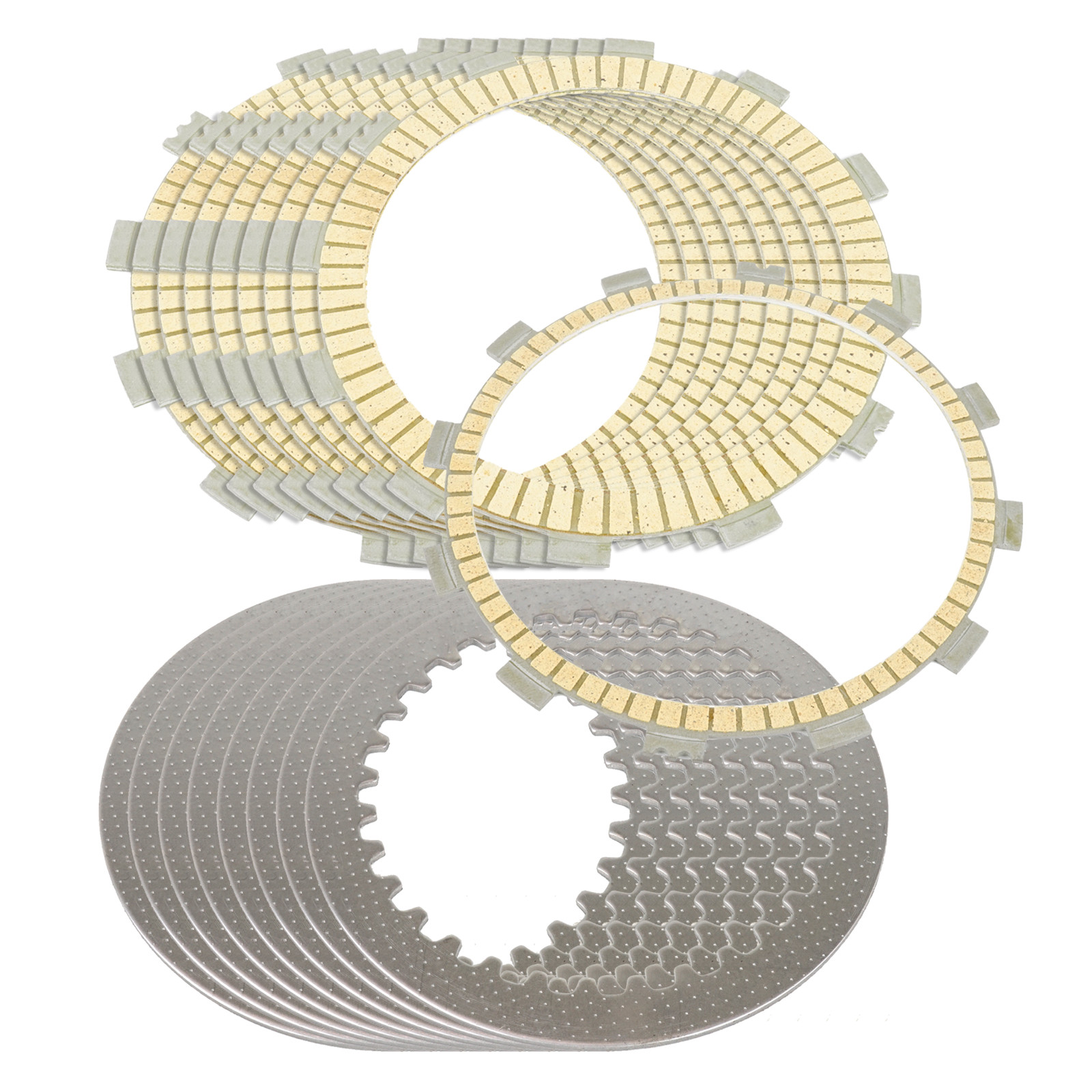 Clutch Friction And Steel Plates for Yamaha XV1600A Road Star 1600 1999-2003