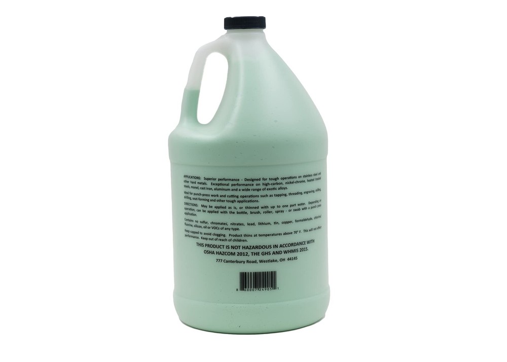 AllPurpose WaterBased Cutting Fluid for Drilling, Tapping, and Sawing