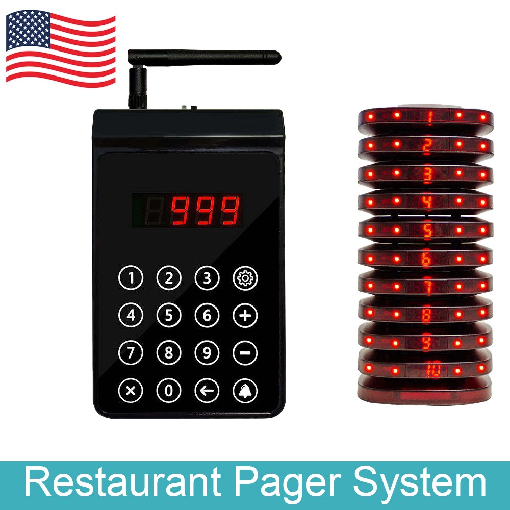 Pagers for Restaurants Wireless Queue Management Calling System