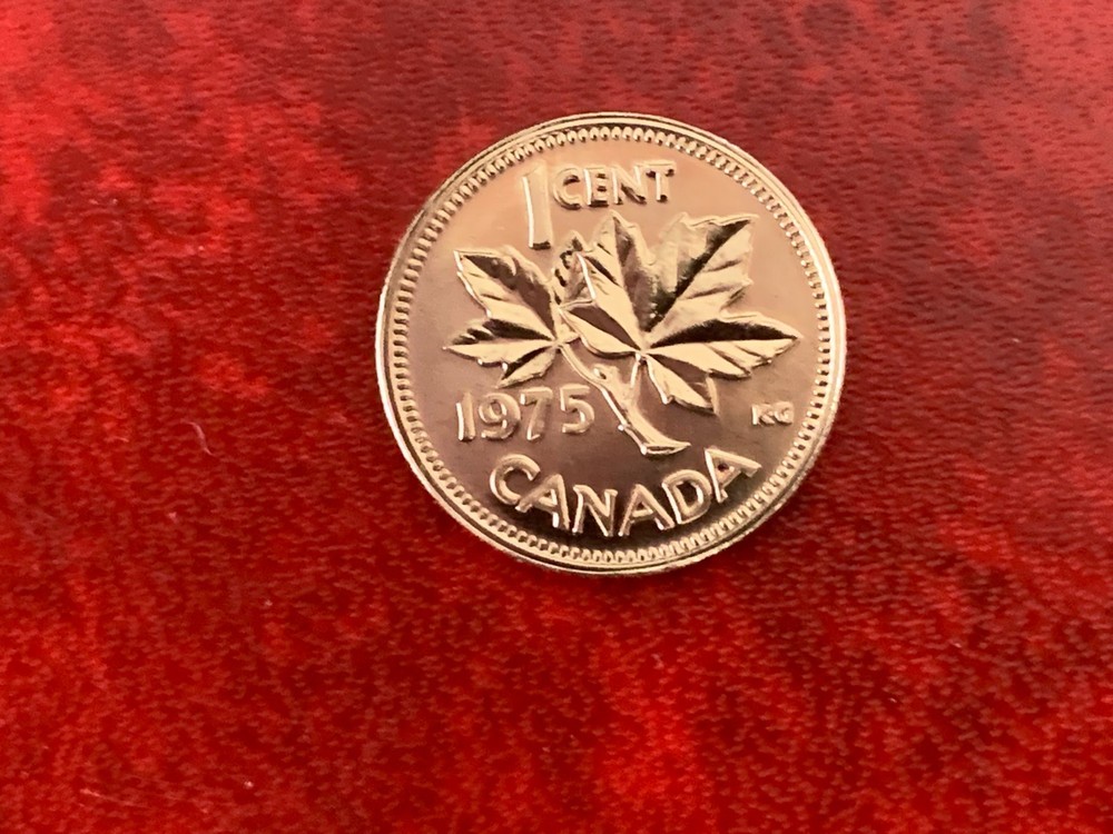 Canada 1 Cent 1975 Specimen Coin-Uncirculated