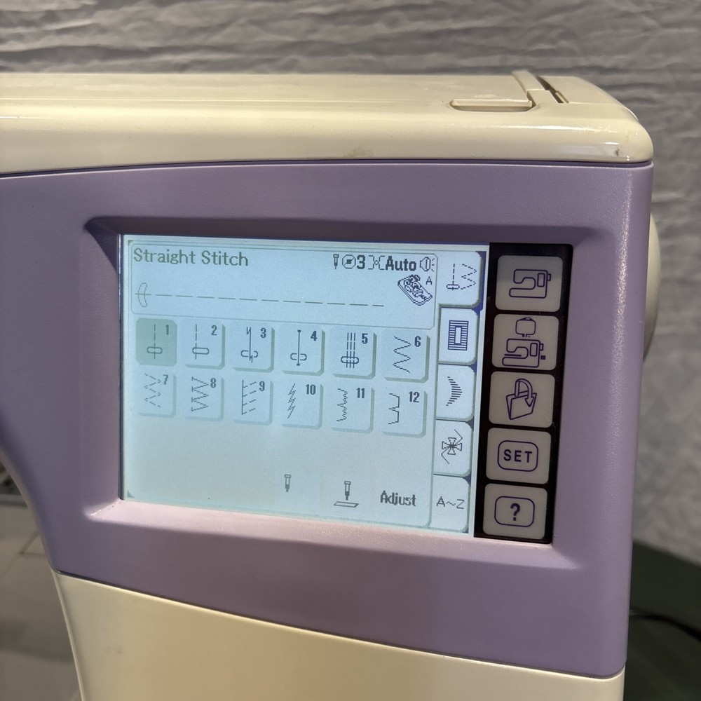 Janome Memory Craft 9500 Computerized Embroidery Sewing Machine MC9500 Tested