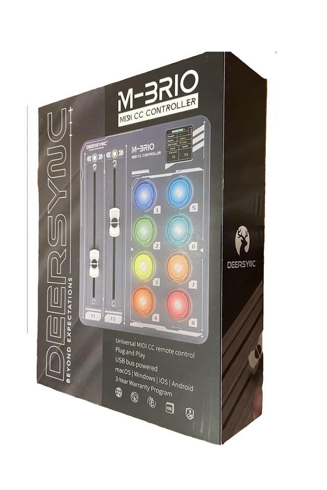 M-BRIO MIDI CC Controller