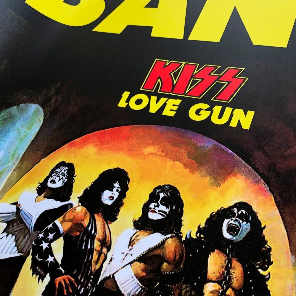 KISS Band Love Gun Vinyl Album Poster Magazine Advert 1977 Destroyer Alive! II