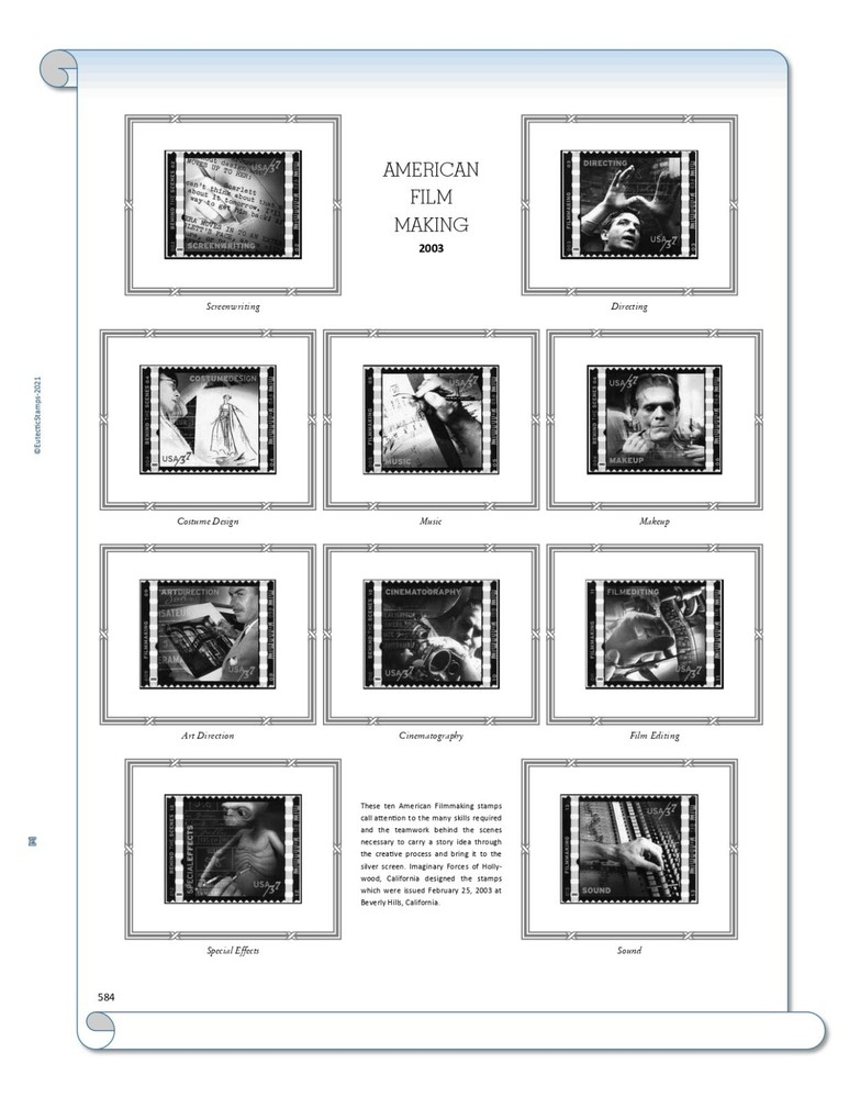 2003 U.S. Commemorative Singles COMPLETE Supplement (White Ace Alternative)