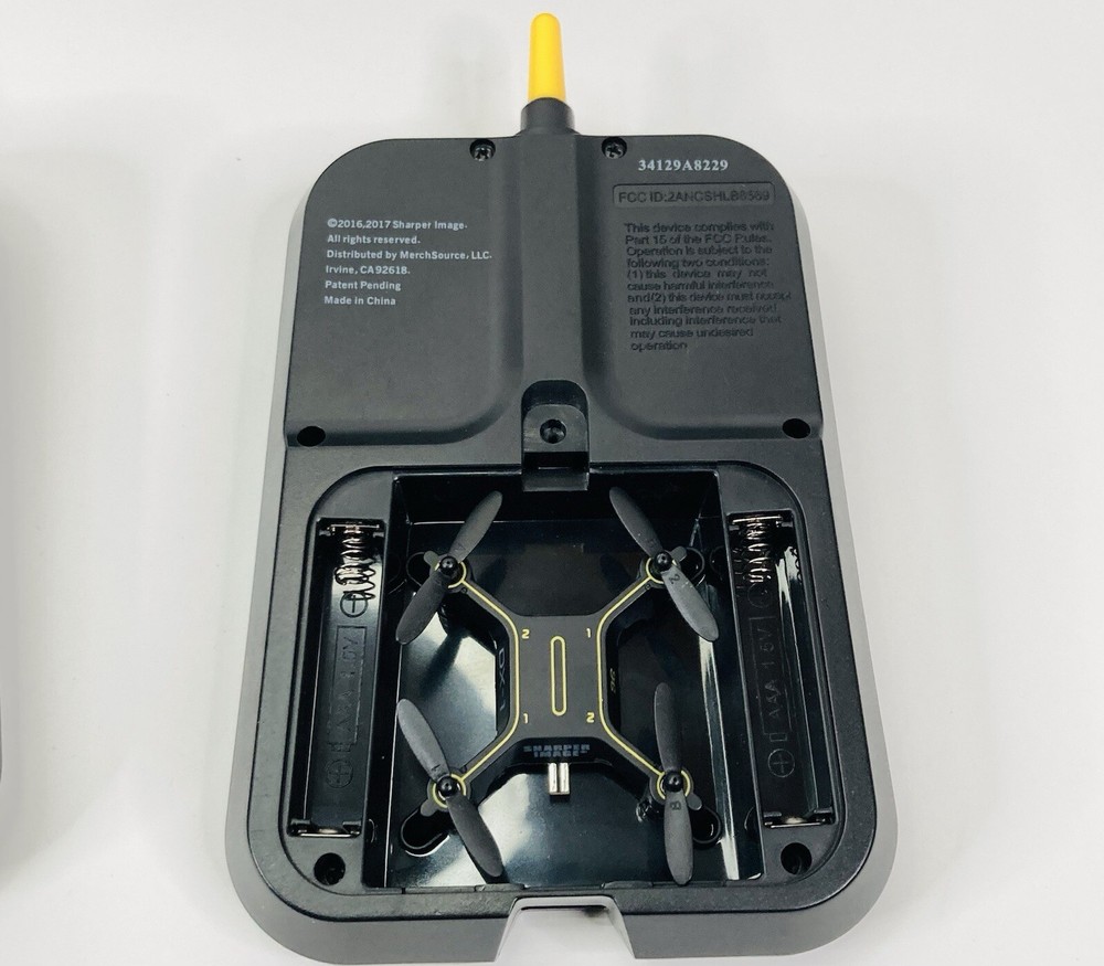 Sharper Image Auto Pilot DX-1 Micro Drone X2 Drones w/ Controllers Case Working