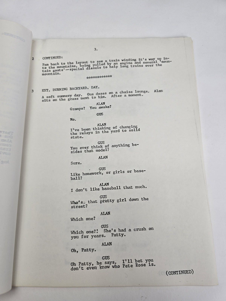 THE NEXT STEP BEYOND / Christopher Lofton 1978 TV Script, John Newland "Legacy"
