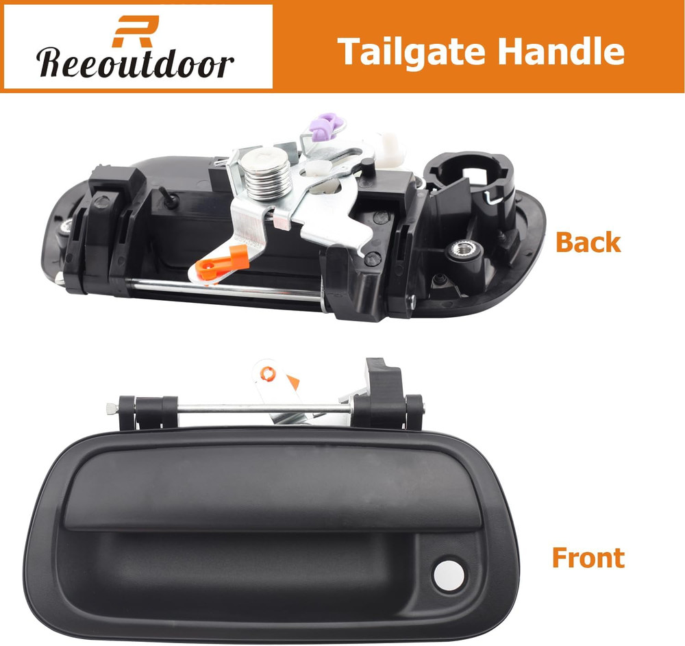 2000-06 Tundra Tailgate Handle with Keyhole–Compatible Replacement